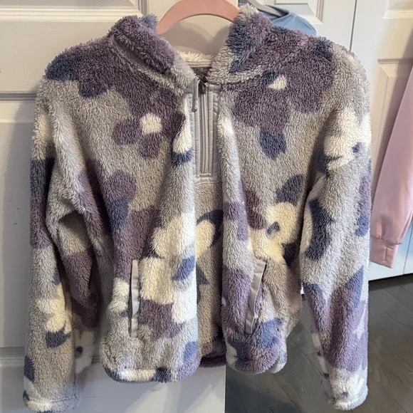 Abercrombie Kids Purple Fleece Jacket - Picture 1 of 4